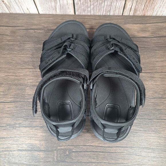 Teva Tirra All Black Strappy Slingback Hiking Sandals Women's Size 5 (New w/Box) - Picture 6 of 10